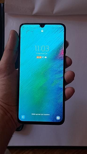 samsung c: Samsung Galaxy A70, 128 GB, rəng - Ağ — 10