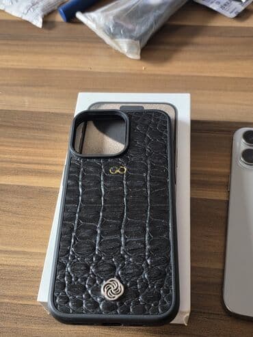 iphone 15 satılır: IPhone 15 Pro Max, 256 GB, Natural Titanium, Simsiz şarj, Face ID, Sənədlərlə — 7