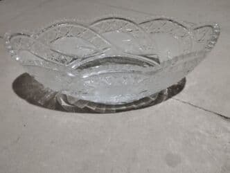 saxlama gabi: Xrustal meyvə qabı, təzədir, çox keyfiyyətli məhsuldur, keçmişin — 1