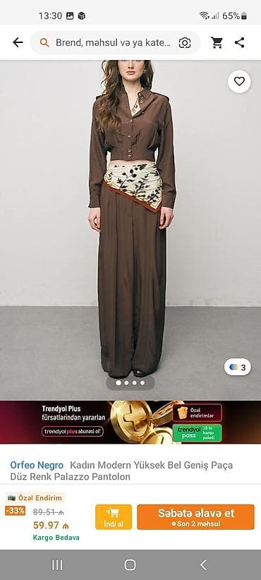 parasut salvar: Salam metrolara çatdırılma var. Trendyoldan alınıb yenidir istifade — 1