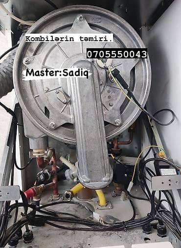 Texnikanın təmiri: Kombi ustasi Kombi ustası Комби мастер Kombi servis Boiler repairman — 3