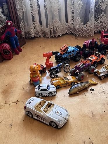 Игрушки: Uşaq üçün böyük plastik “dump truck” oyuncaq maşın. Hamisi seliqelidi — 4