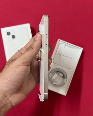 apple macbook: IPhone 13, 128 GB, Ağ, Zəmanət, Kredit, Face ID — 3