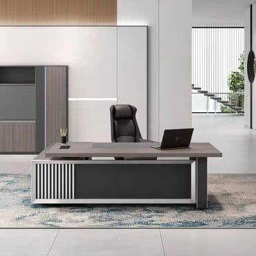 Ofis masa dəsti – müasir dizayn - Stil: minimal və modern dizayn