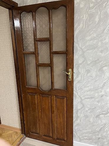 Taxta şüşəli daxili qapılar dəsti Real alıcıya endirim olunacağ - — 4