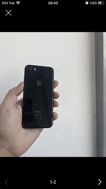 IPhone 8, Qara, Barmaq izi lalafo.az -da IPhone 8, Qara, Barmaq izi