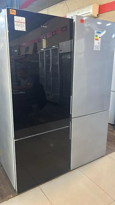 gt 10 pro: 2 qapılı Bosch Soyuducu Satılır, rəng - Qara — 1