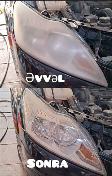 Yük daşımaları: Xidmət;hər növ faralarin buxarla təmizlənməsi.1 il zəmanət.cütü 30 — 8