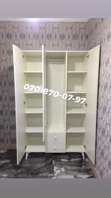usaq otagi ucun dolab: Yeni, Açılan, 3 qapılı Düz dolab, Qarderob, paltar dolabı, Azərbaycan — 7