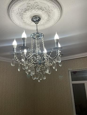 çilcıraq: Çılçıraq, 6 lampa, Xrustal — 2