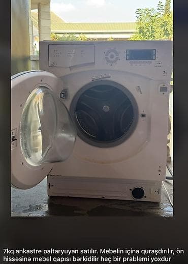 iphone 6s plata: Paltaryuyan maşın Hotpoint Ariston, 7 kq, İşlənmiş, Avtomat, Qurutmasız — 2