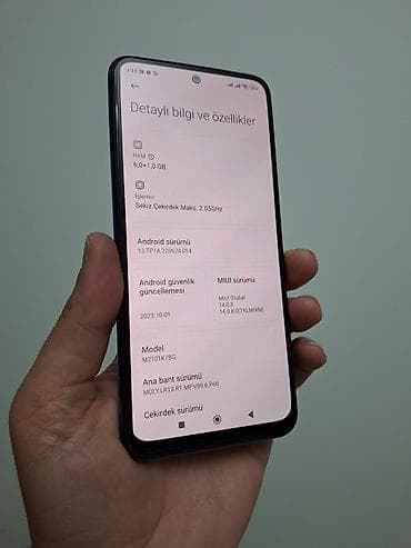 redmi adaptor: Redmi Note 10S, 64 GB, rəng - Mavi, Barmaq izi — 3