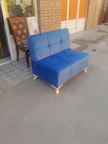 Mini-divan, Açılmayan, Bazasız, Vеlur parça, Çatdırılma yoxdur