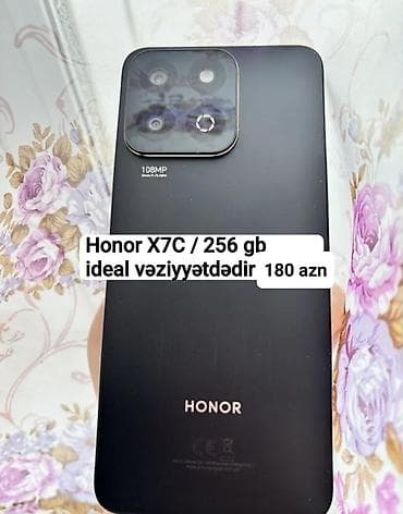 Honor X7c, 256 GB, rəng - Qara, İki sim kartlı