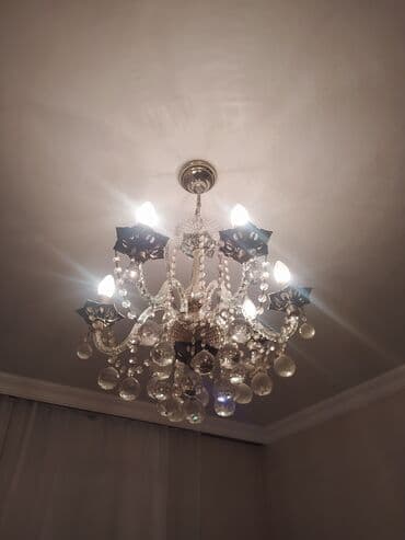 Ev üçün digər mallar: Çılçıraq, 6 lampa, Metal — 4