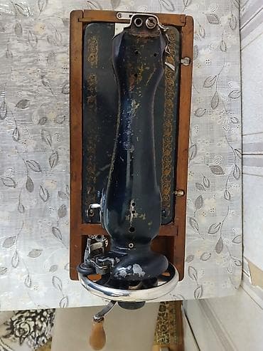 tikis masinlar: Mexanik tikiş maşını – stolüstü, əl çarxlı model - Klassik tökmə — 5