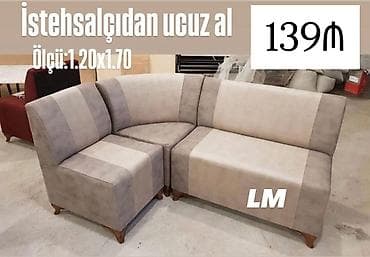 Künc divanı – istehsalçıdan - Ölçü: 1.20 x 1.70 m - Qiymət: 139 ₼ — 1