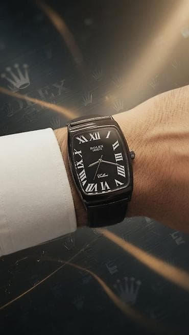 qara kemer: Qol saatı, Rolex, rəng - Qızılı — 8