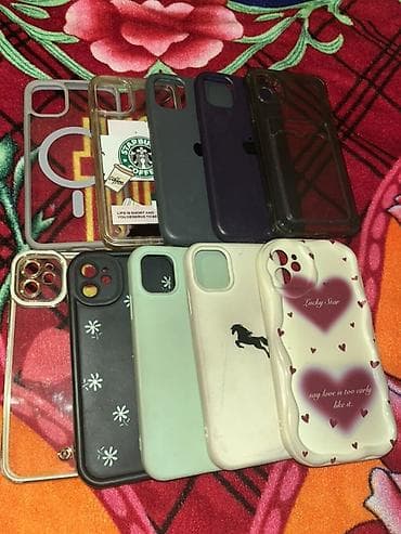 IPhone üçün müxtəlif qoruyucu örtüklər dəsti - Modellər: Şəkillərdə