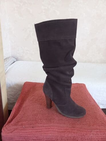 cəkmə: Ölçü: 37.5, rəng - Qəhvəyi, İşlənmiş — 4