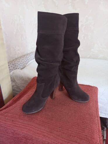 cəkmə: Ölçü: 37.5, rəng - Qəhvəyi, İşlənmiş — 1