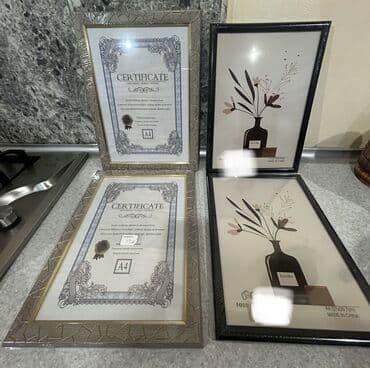 Другие товары для дома: A4 ölçülü çərçivələr dəsti - Format: A4 (21×29.7 sm) - Tip — 1