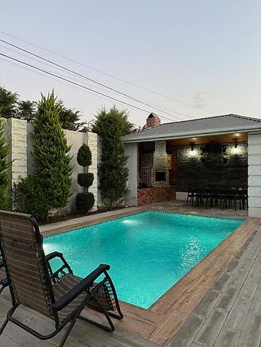 hovuzlu kiraye evler bakida: Bağ evi kirayə verilir, Mərdəkan Mərdəkanda yerləşən isti, hovuzlu bağ — 8