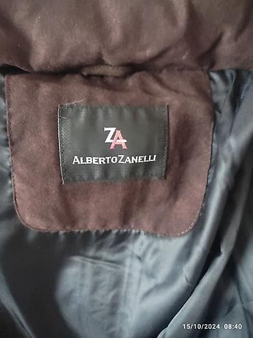 Alberto Zanelli firmasına məxsus qış gödəkçə təzə kapşonlu ( kapşonu