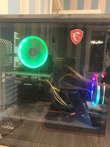 gpu gtx: Oyun və gündəlik istifadə üçün masaüstü kompüter (RGB işıqlı şüşə ön — 2