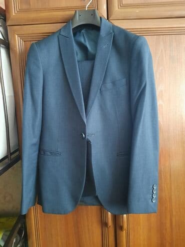 göy rəngli kişi cemperləri: Kostyumlar — 5