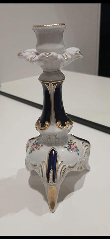 Porsucla şamdan - Material: keyfiyyətli porselen - Dizayn
