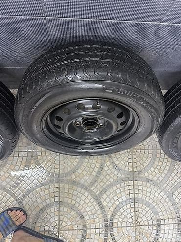 disk ve teker type 1: İşlənmiş Disk təkər Hyundai 195 / 65 / R 15, 5 Boltlu — 4