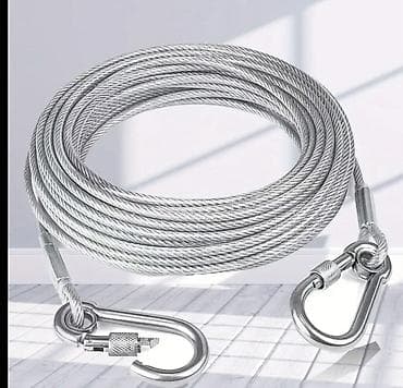 Paslanmayan polad telli tros – 300 sm (118 in) - Material: yüksək — 1