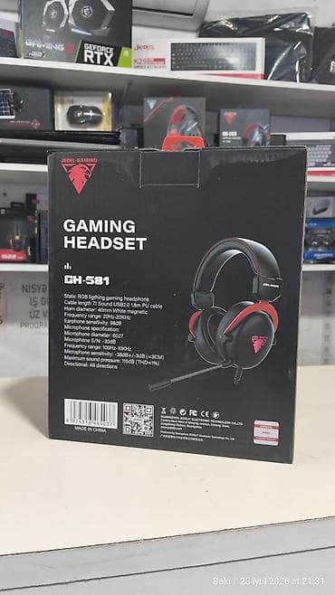 k 55: Jedel Gaming GH-581 oyun qulaqlığı - Bağlantı: USB 2.0 (7.1 virtual — 2