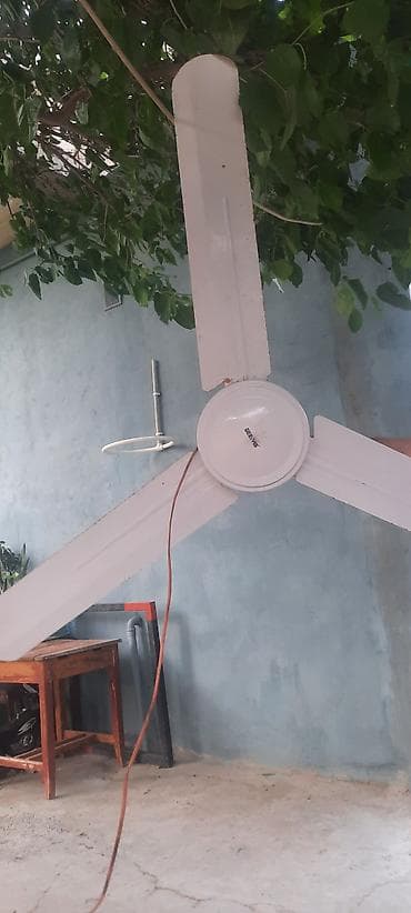 Ventilyatorlar: Ventilyator İşlənmiş, Tavan üçün, Pərli, Kredit yoxdur, Ödənişli çatdırılma — 3