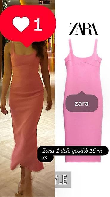 Gündəlik don, Midi, Zara, XS