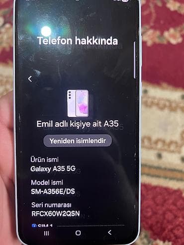 samsung galaxy j5 2017: Samsung Galaxy A35, 256 GB, rəng - Ağ — 7