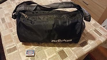 İdman çantaları: Adidas çiyin çantası - Rəng: qara - Material: yüngül, suya — 2