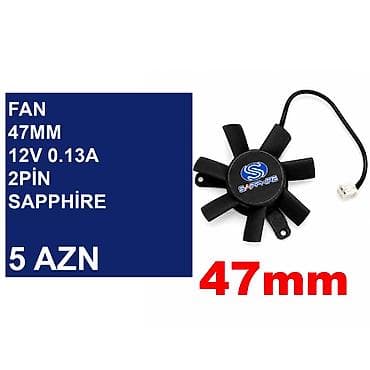adapt: Kulerlər/Fanlar/Breketlər ⭐Fan 36mm 12v 2pin - 5 AZN ⭐Fan 45mm 12v — 8