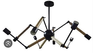 Çılçıraq, 10 və daha çox lampa, Metal — 2