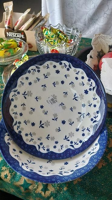 sor: Boşqablar, rəng - Ağ, Keramika — 2