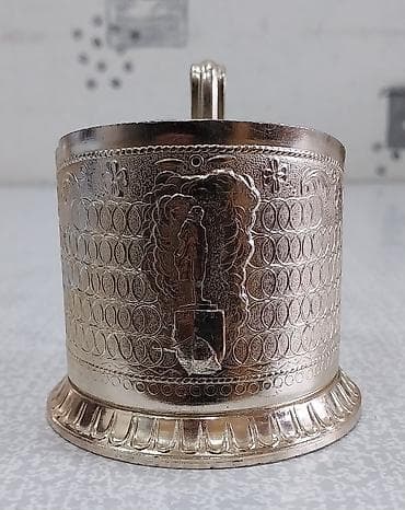 stekan sekilleri: Stəkanlar, rəng - Qızılı, 6 ədədli dəst, SSRİ — 6