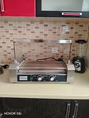 Peşəkar mətbəx avadanlıqları dəsti - Hot-dog üçün rulonlu qril — 1