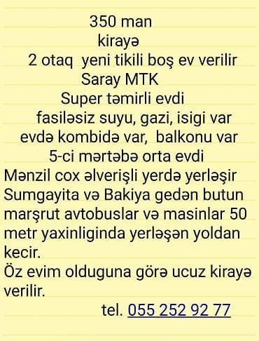 lenkaran urge ev: 2 otaqlı, 64 kv. m — 2