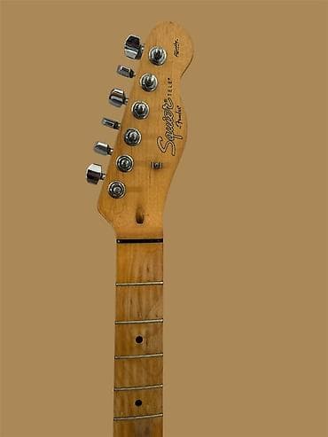 electro gitara: Squier by Fender Tele elektrik gitara - Model: Squier Tele (Fender — 2
