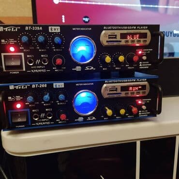 ses yazan cihazlar: Sesguclendirici usilitel amplifier karaoke mikrafon echo FM radio USB — 3