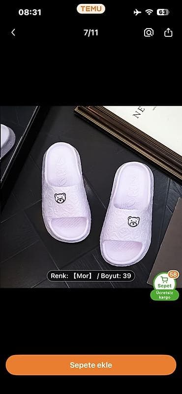 Tərliklər, Ölçü: 39, rəng - Bənövşəyi, Yeni