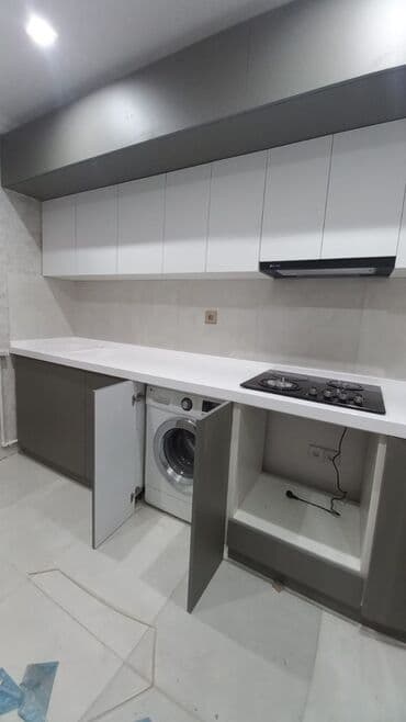 ıkıncı el metbex mebelı: Sifarişlə mətbəx dəsti, Özü çəkən petlələr, MDF, Kredit var, Pulsuz çatdırılma — 8