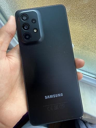 iphone e: Samsung Galaxy A33 5G, 128 GB, rəng - Qara, Face ID — 1