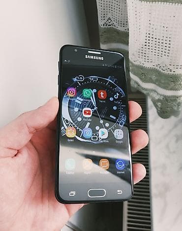 Samsung Galaxy J5 Prime, 16 GB, rəng - Qara, Barmaq izi